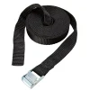 Diall Sangle-Sangle à came L. 2,5 m x l. 2,5 cm tissage noir