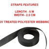 Master Lock Sangle-Sangle à cliquet avec crochet 5 mètres