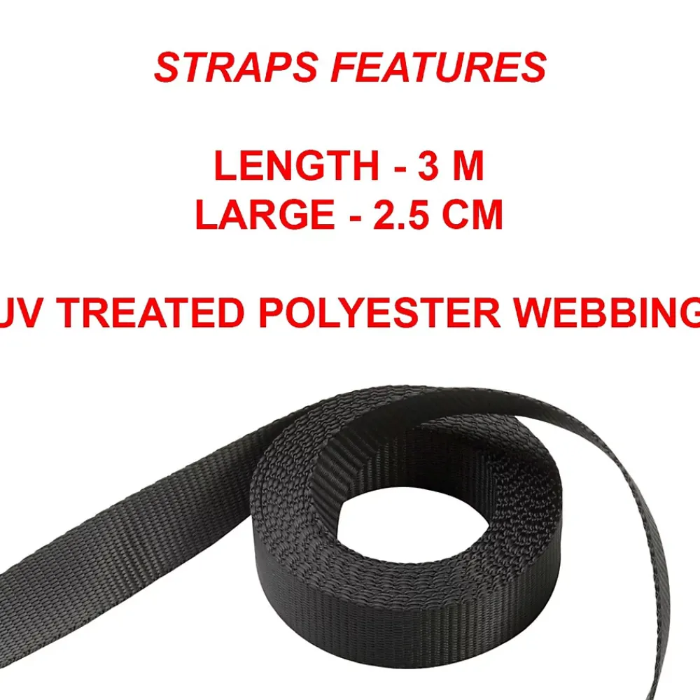 Master Lock Sangle-Sangle à cliquet 3 m x 25 mm + crochet