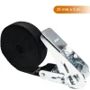 Linxor Sangle d'arrimage à cliquet - 25 mm x 5 m - Noir -