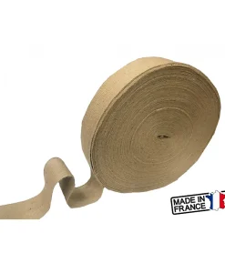 Secodir Sangle-Sangle Jute Naturelle 85mm Bobine x 100 mètres