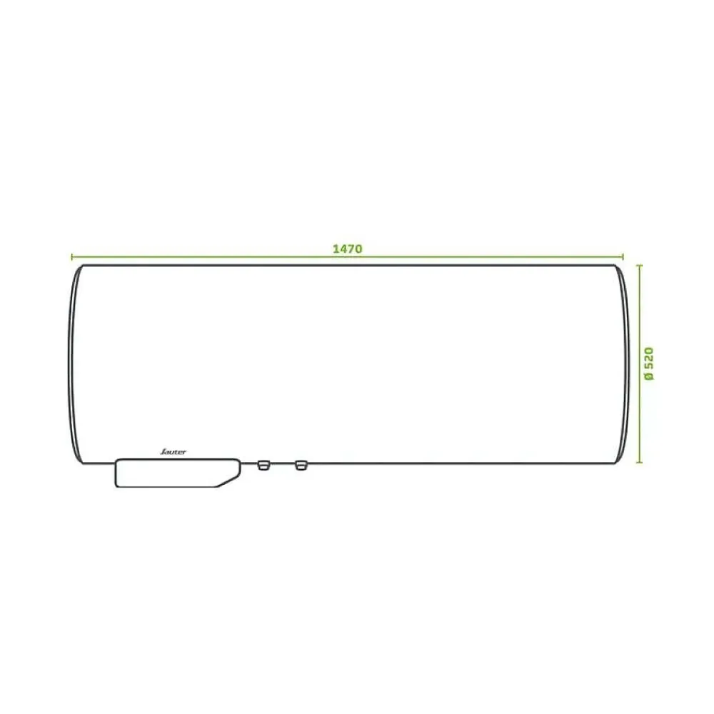 Sauter Chauffe-Eau Sauter-Chauffe-eau électrique CANGAR horizontal mural 100L - ACI Hybride