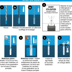 Scell-It SCELL IT Kit Résine X PRO 160ml Ton Béton Avec 4 Tiges Acier M8 Et 4 Tamis Scellement Chimique Professionnel