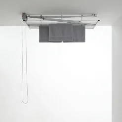 Foxydry Corde, Fil Et Ficelle-Séchoir plafond manuel 152x54x25cm alu Mini 150