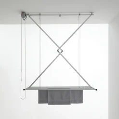 Foxydry Corde, Fil Et Ficelle-Séchoir plafond manuel 152x54x25cm alu Mini 150