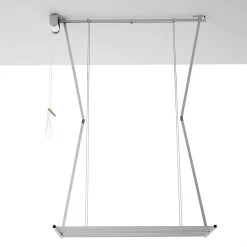 Foxydry Corde, Fil Et Ficelle-Séchoir plafond manuel 152x54x25cm alu Mini 150