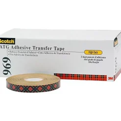 1001 Ruban Adhésif-1022 Scotch 9691916 film adhésif double face transparent 19 mm x 16,5 m - haute adhérence, 0,13 mm