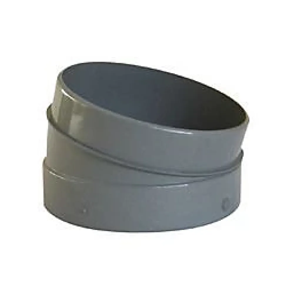 Fitt Tube Et Raccord Pvc-Secteur de coude PVC évacuation 15° mâle/femelle Ø100