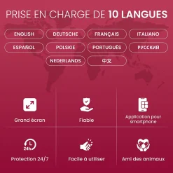 Seqrell , Systeme Alarme Maison sans Fil GSM 4G, WLAN avec écran Tactile et Batterie 1500 mAh. Alexa, Application Android et iOS