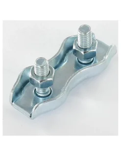 Vis Express Accessoire De Corde, Câble Et Chaîne-Serre-câble plat duplex Acier zingué Câble De 5 - 10 pièces