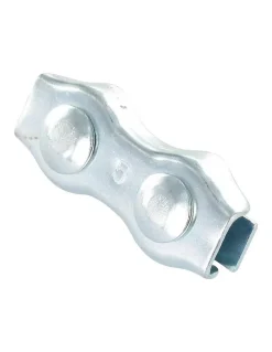 Vis Express Accessoire De Corde, Câble Et Chaîne-Serre-câble plat duplex Acier zingué Câble De 5 - 10 pièces