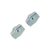 Diall Serre-câbles plat 1 boule pour Ø. 4 mm vendu par 2