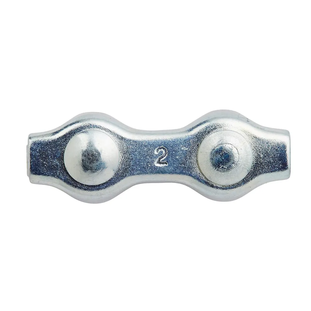 Diall Accessoire De Corde, Câble Et Chaîne-Serre-câbles plat 2 boules pour Ø. 2 mm vendu par 2