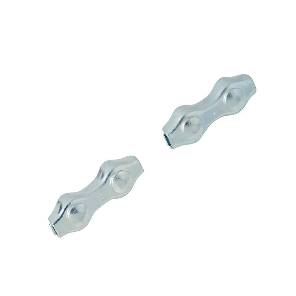 Diall Accessoire De Corde, Câble Et Chaîne-Serre-câbles plat 2 boules pour Ø. 2 mm vendu par 2