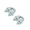Diall Accessoire De Corde, Câble Et Chaîne-Serre-câbles étrier pour Ø. 5 mm vendu par 2