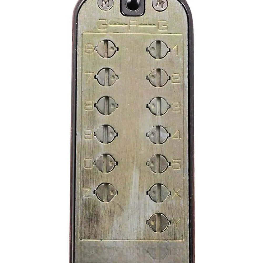 PROCode Cylindre De Serrure-Serrure à code mécanique bt07 - argent