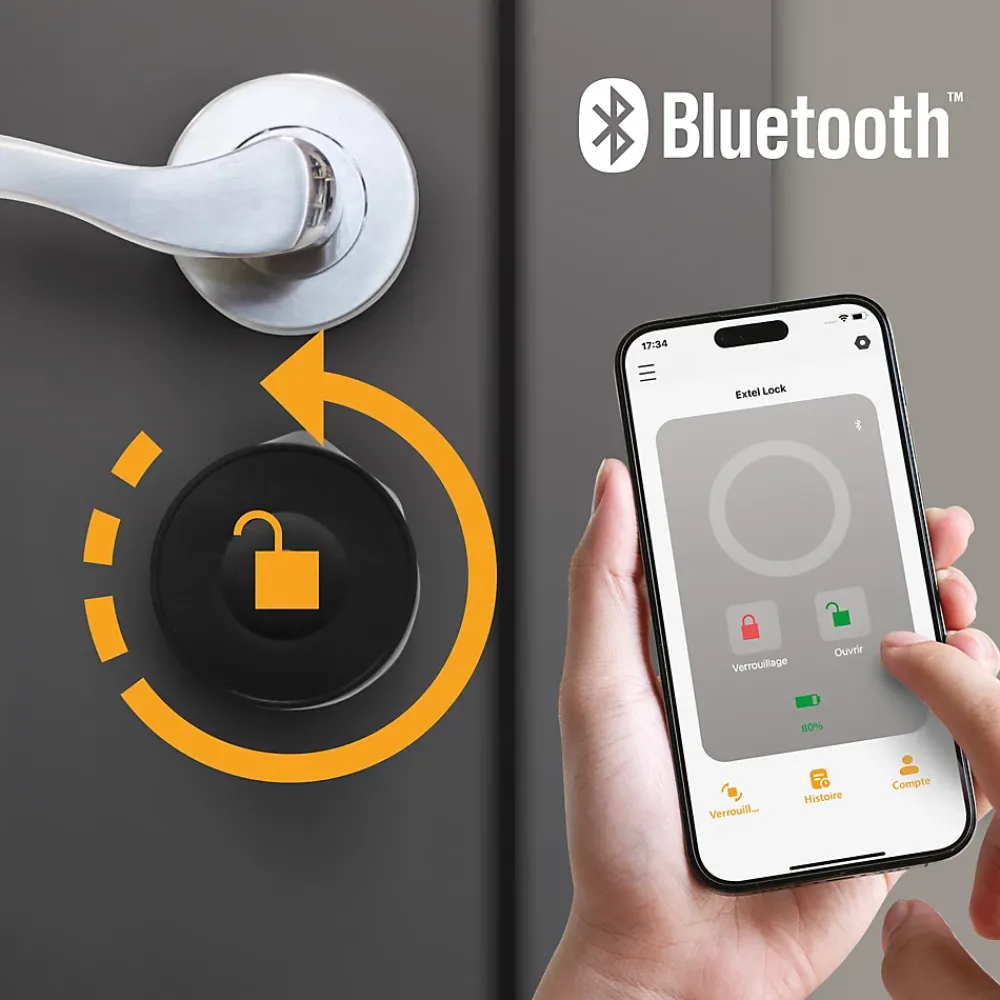 Extel Serrure Connectée-Serrure connectée bluetooth - Lock - - 720100