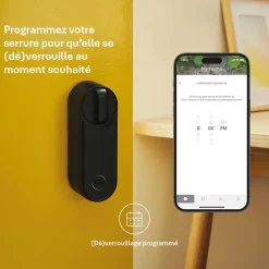 Yale Serrure Et Gâche Électrique|Serrure Connectée-Serrure connectée Linus L2 noir