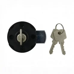 Diall Serrure De Meuble|Serrure De Meuble-Serrure à cylindre l. 35 mm x H. 40 mm x EP. 9 mm