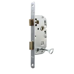 Bricard Serrure De Porte-Serrure à encastrer elzing bout rond axe 40 mm