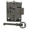 Diall Serrure Gauche Acier poli AXE 40