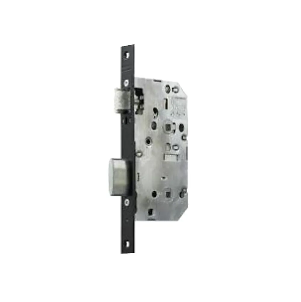 Vachette Loquet, Targette Et Moraillon De Porte-Serrure à larder D455 clé I axe 50mm bout rond finition noir sans gâche - - 22700000