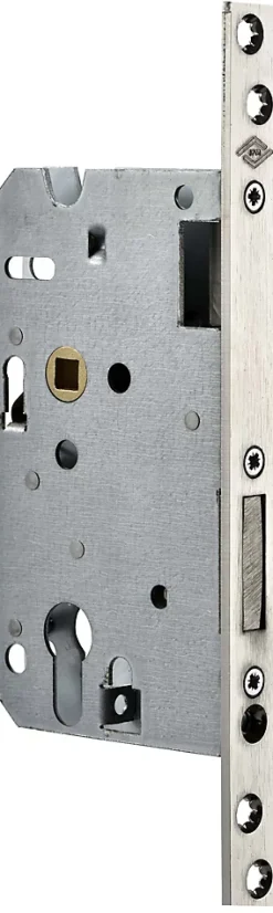 Jpm Loquet, Targette Et Moraillon De Porte-Serrure à larder LIONA réversible à profil européen et bout carré axe 60mm - - 922200-03-0A
