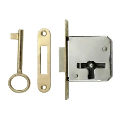 Diall Serrure De Meuble|Serrure De Meuble-Serrure à larder l. 37 mm x H. 35 mm x EP. 8 mm
