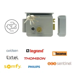 Extel Serrure électrique droite/gauche - compatible visiophone - mémoire d'appel - faible consommation - - 150011