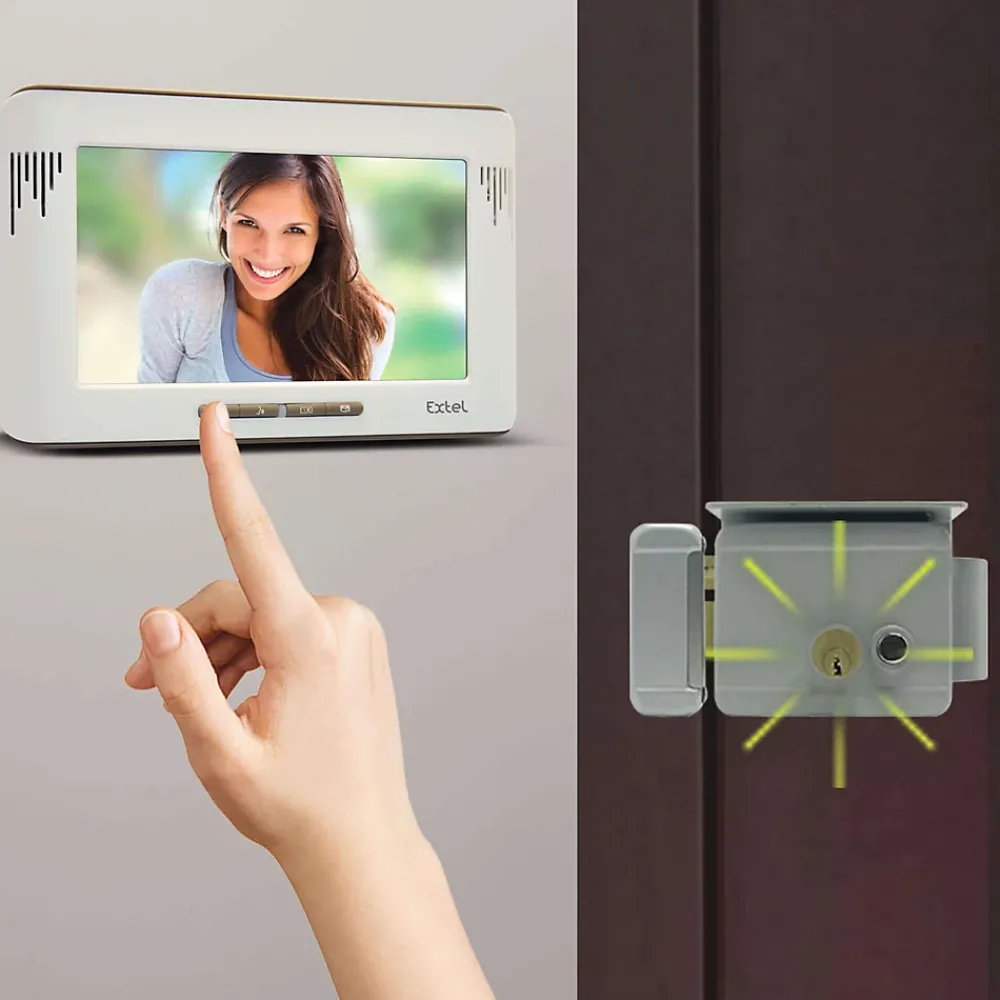 Extel Serrure électrique droite/gauche - compatible visiophone - mémoire d'appel - faible consommation - - 150011