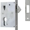 Cisa Serrure monopoint à larder profil étroit à crochet axe 40mm - - CIS45110.40