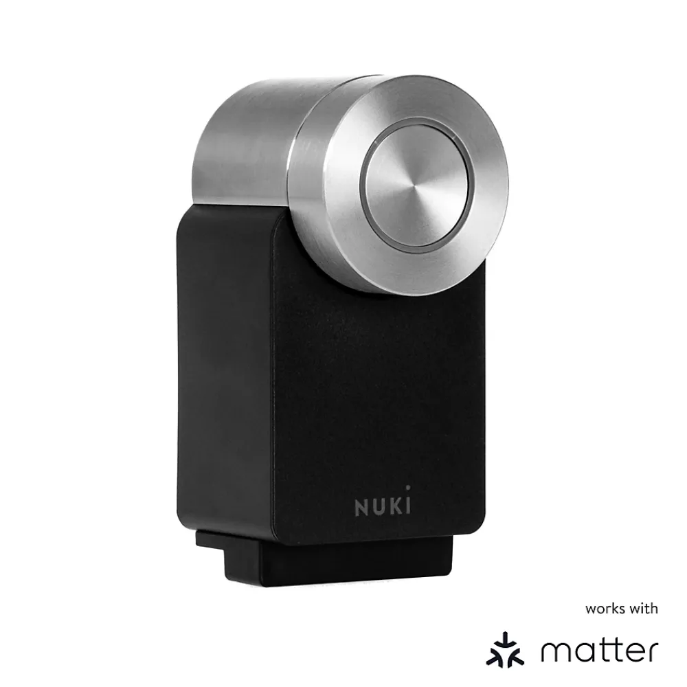 Nuki Serrure Smart Lock 4 ème génération Pro, noire