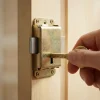 Diall Serrure De Meuble|Serrure De Meuble-Serrure à patte l. 37 mm x H. 50 mm x EP. 10 mm