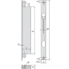 Stremler Assa Abloy Serrure 2 points à levier 41mm Variaxe - STREMLER - 1223.41.0