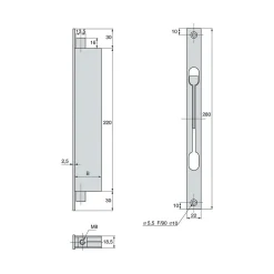 Stremler Assa Abloy Serrure 2 points à levier 41mm Variaxe - STREMLER - 1223.41.0