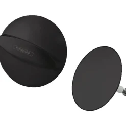 Hansgrohe Evacuation De Baignoire-Set de finition vidage baignoire Flexaplus noir mat