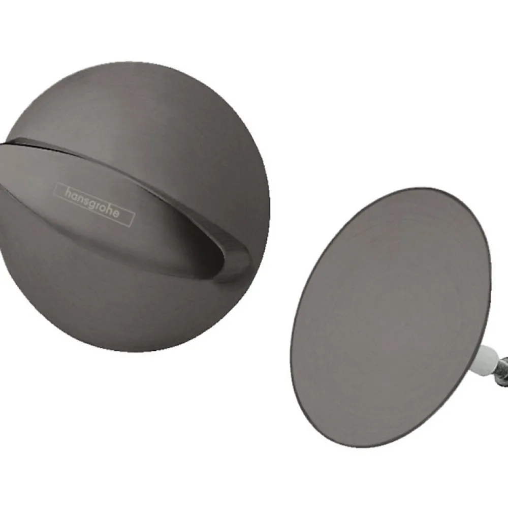 Hansgrohe Evacuation De Baignoire-Set de finition vidage baignoire Flexaplus noir chromé brossé