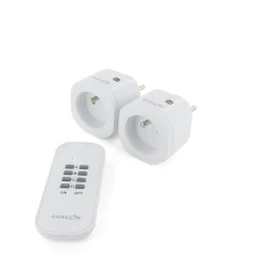 Chacon Set de 2 mini prises On/Off type E -