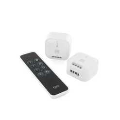 Dio Connected Home Routeur Et Extension Wifi-Set de 2 modules pour volets + télécommande - 500W - DiO