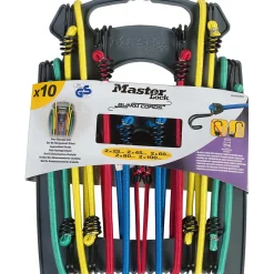 Master Lock Tendeur, Sandow Et Élastique-Set de rangement de 10 tendeurs
