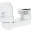 Allibert Evacuation De Baignoire|Siphon Pour Baignoire-Siphon de baignoire sortie orientable 823101 Ø d'entrée 1’’1/2, Ø de sortie 40 mm garde d'eau 50 mm