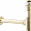 Rea Siphon de lavabo + bonde Gold