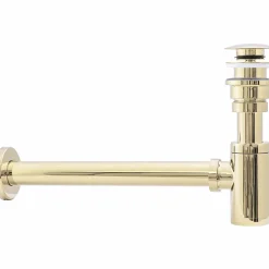 Rea Siphon de lavabo + bonde Gold