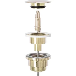 Rea Siphon de lavabo + bonde Gold