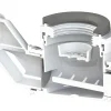 Ondee Siphon de lavabo Ondée Zen H.63.6 x ø32 mm