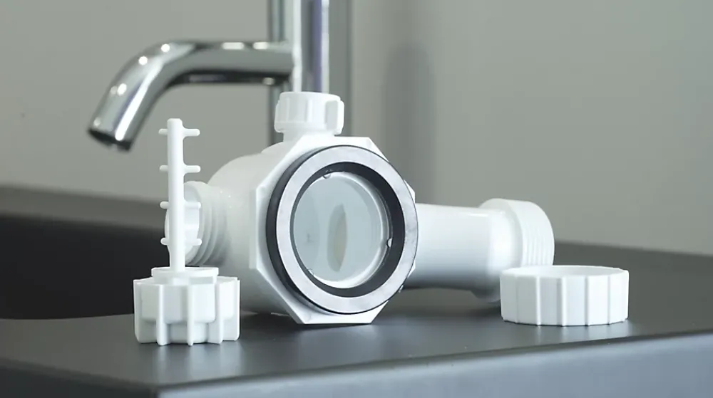 Ondee Siphon de lavabo Ondée Zen H.63.6 x ø32 mm