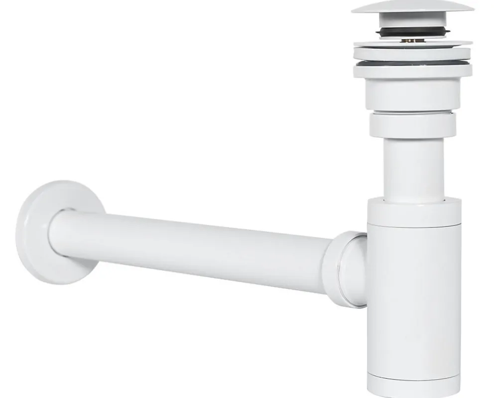 Rea Siphon de lavabo universel Clic-Clac White