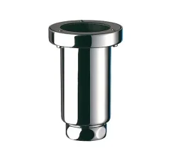 Pipe Wc-Siphon d'urinoir - Modèle : Laiton chromé - Hauteur : 114mm
