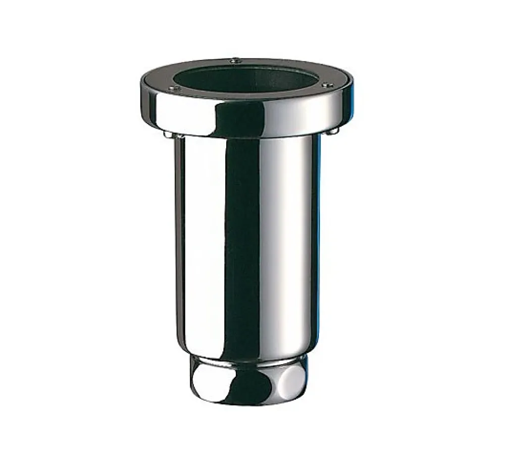 Pipe Wc-Siphon d'urinoir - Modèle : Laiton chromé - Hauteur : 114mm