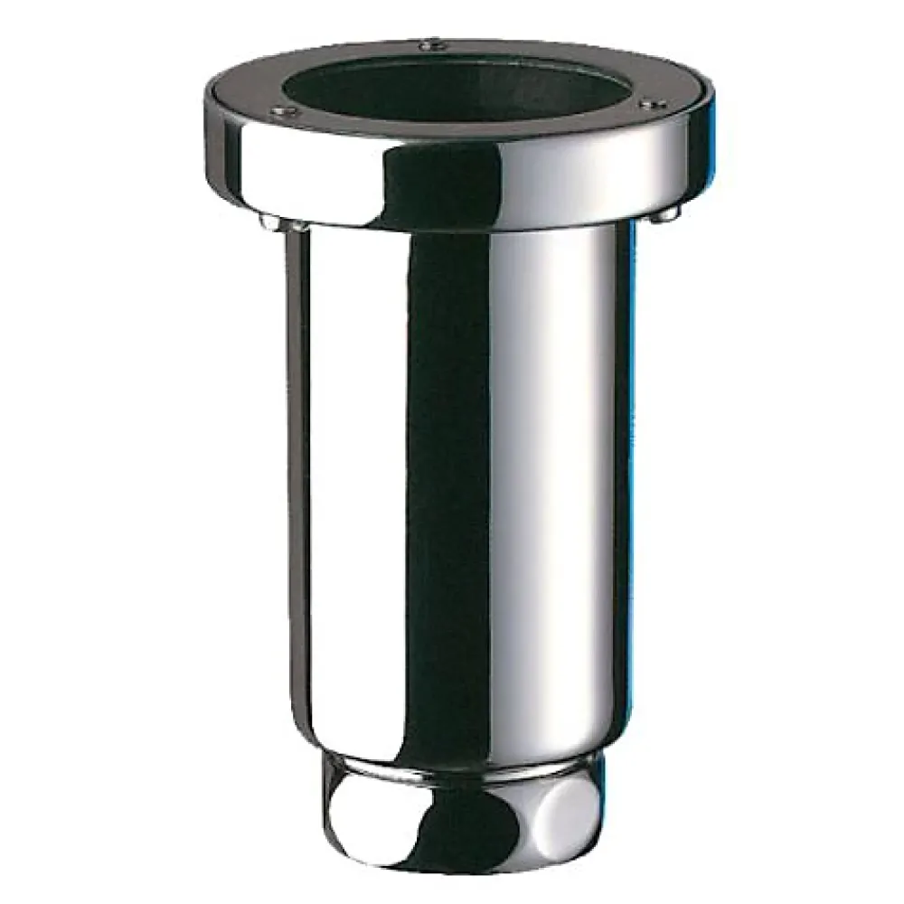 Pipe Wc-Siphon d'urinoir - Modèle : Laiton chromé - Hauteur : 114mm